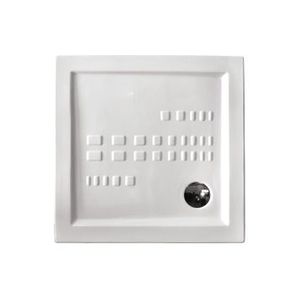 PIATTO DOCCIA 80X80 CM IN CERAMICA ALTEZZA 5.5 CM