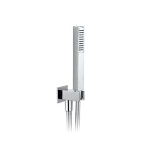 PRESA ACQUA QUADRATA IN OTTONE CON SUPPORTO - SH 99