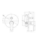 miscelatore-doccia-incasso-a-2-vie-cromato-serie-hh