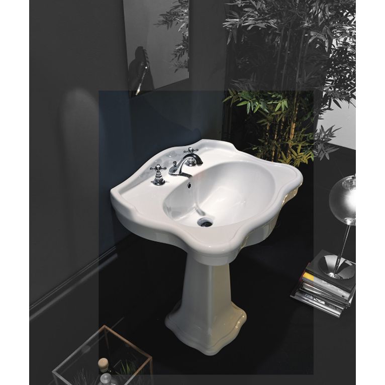 lavabo a colonna e sospeso 72x56 axa - contea