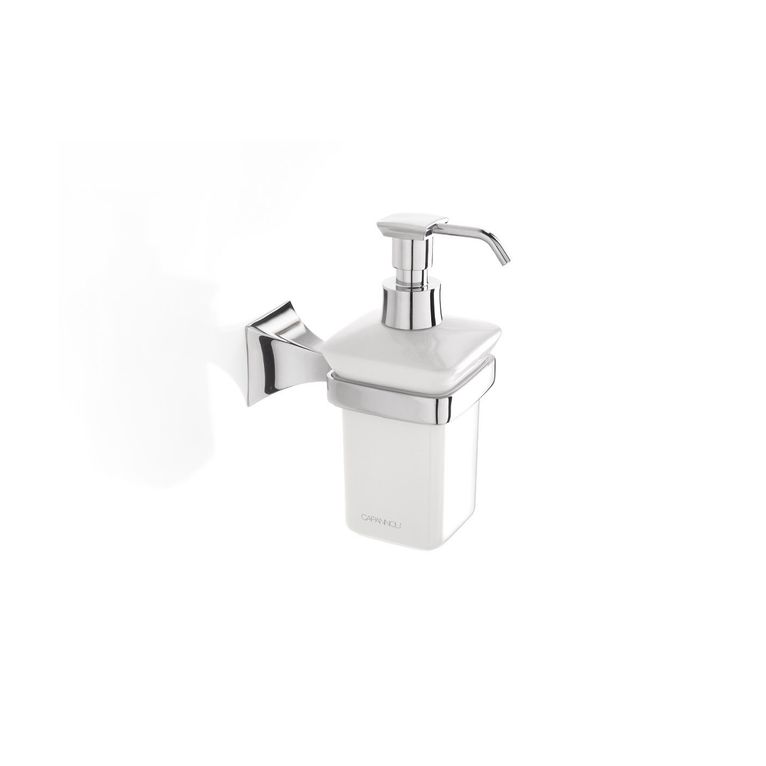 dosasapone cromo e ceramica bianco serie gotica capannoli 