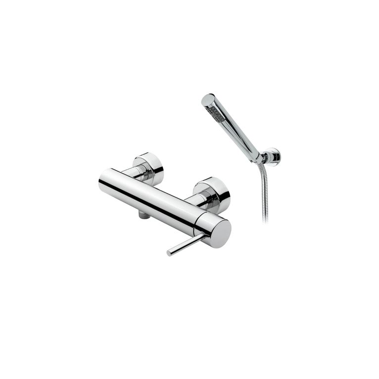 miscelatore monocomando esterno doccia saturno sa50 dc con kit doccia