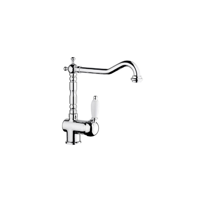 miscelatore monoforo lavabo bocca antica con scarico click-clack anya an25 ba