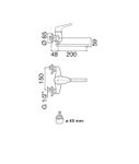 miscelatore-monocomando-lavello-a-parete-start-st60-cp20