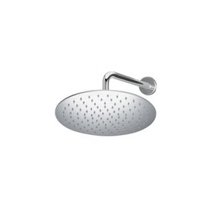SOFFIONE DOCCIA ø 250mm CON BRACCIO DOCCIA DA 400mm INOX 316 IX14025