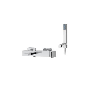 MISCELATORE MONOCOMANDO VASCA STYLE SY10 DXC CON KIT DOCCIA