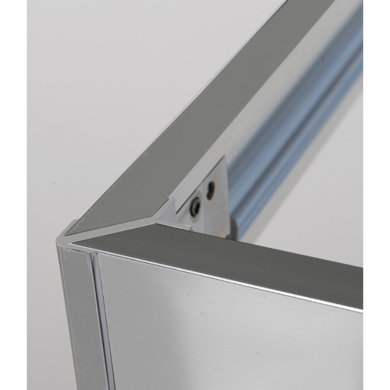 box doccia 80x80 cm semicircolare scorrevole trasparente serie gemma