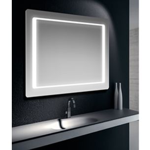 SPECCHIERA FILO LUCIDO 70X100 CM RETROILLUMINATO STRIP LED