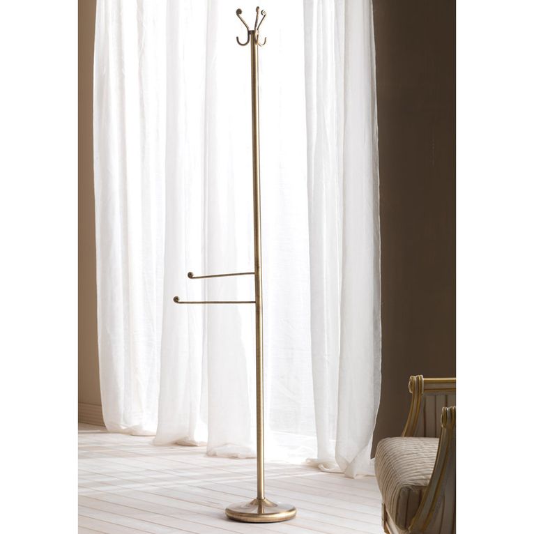 piantana porta asciugamani appendiabiti bronzo satinato serie retro' capannoli