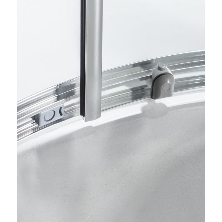  box doccia semicircolare 80x80 cm trasparente serie n