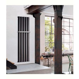TERMOARREDO IN ALLUMINIO 1800X470 MM ANTRACITE INTERASSE 280 MM MODELLO SEREZ - LINEA DESIGN CLASSIC