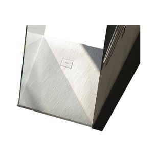 PIATTO DOCCIA RETTANGOLARE IN MARMO-RESINA 80X140 CM - ROCKY SPECIAL