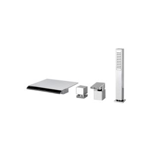 MISCELATORE MONOCOMANDO BORDO VASCA 4 FORI STYLE SY16