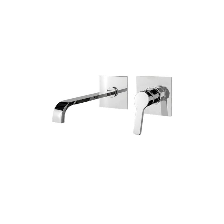 miscelatore monocomando lavabo incasso orizzontale senza scarico tekno tk27