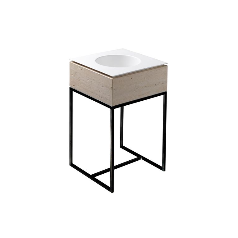 struttura 80x48 in acciaio nero matt axa - skyland