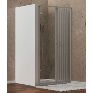 PORTA DOCCIA SOFFIETTO 155 CM IN PVC BIANCO - CORFU' - VENTANA