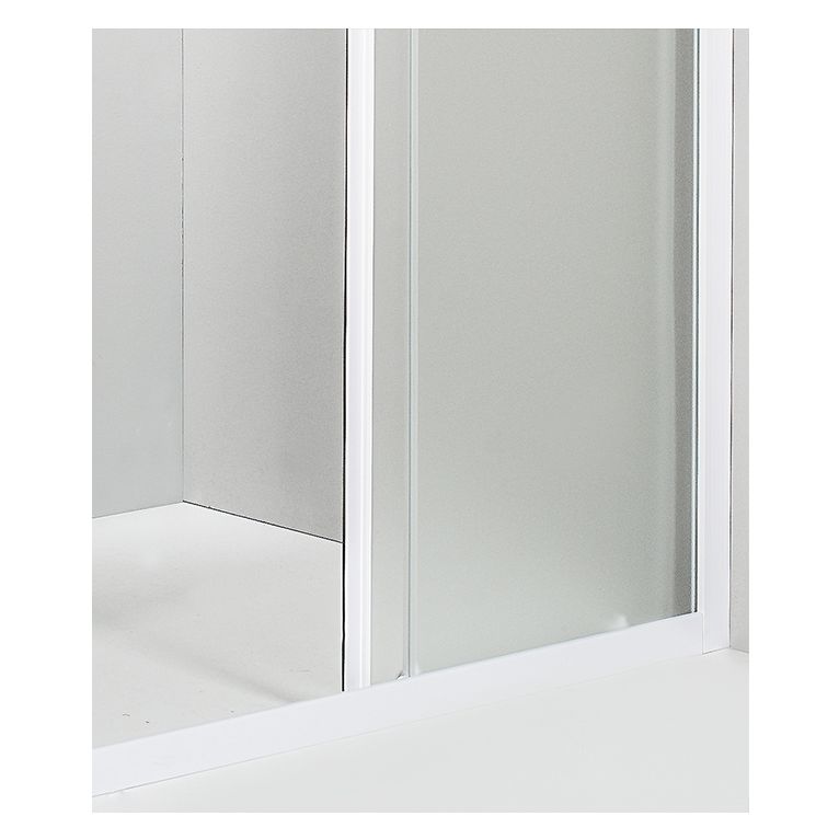 porta doccia scorrevole 160 cm opaco bianco 