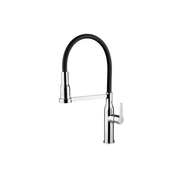 miscelatore monocomando cucina canna nera za017.5