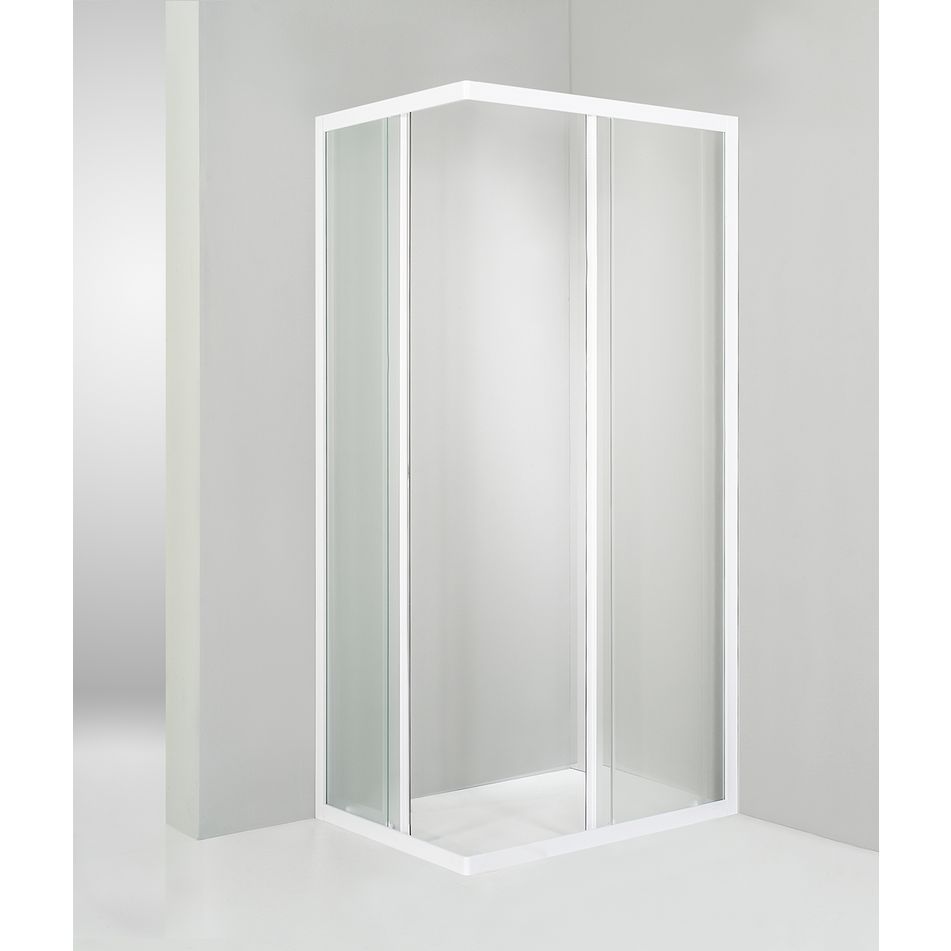 box-doccia-angolare-porta-scorrevole-80x100-cm-trasparente-bianco