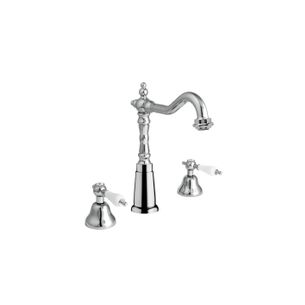 BATTERIA PER LAVABO A TRE FORI,BOCCA ANTICA KING KN20 BA