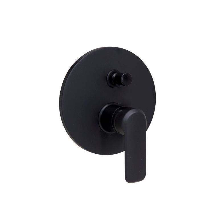 miscelatore doccia incasso 2 vie nero opaco serie hh