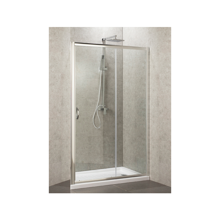 porta doccia scorrevole 125 cm trasparente serie n