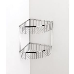 GRIGLIA TRIANGOLARE DOPPIA CROMO SERIE BAGNO HOTEL CAPANNOLI