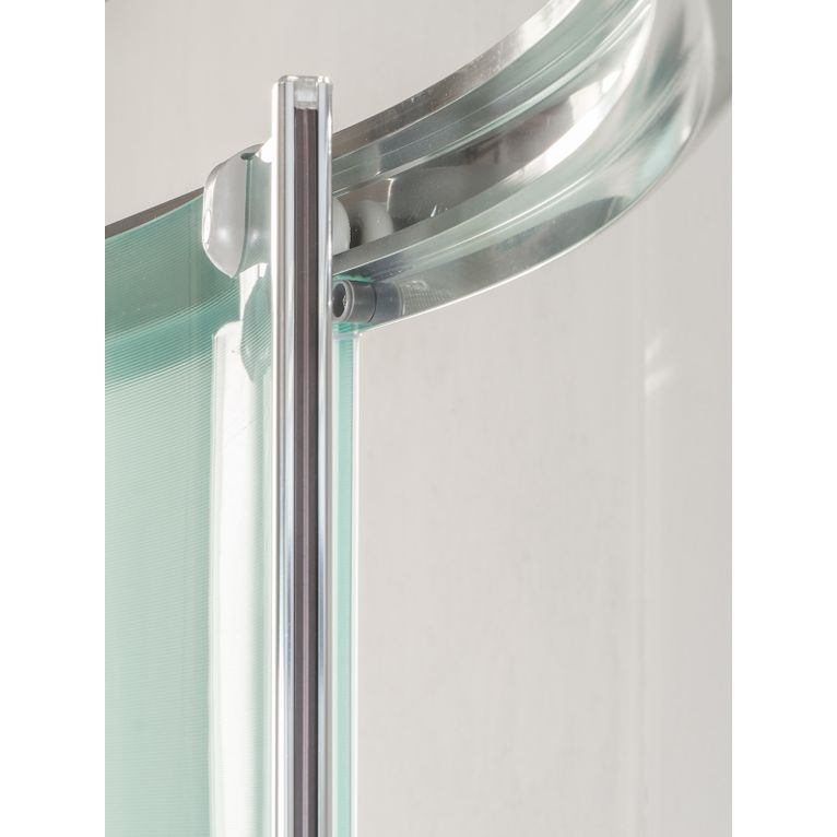 box doccia semicircolare 80x80 cm opaco serie n