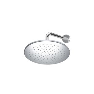 SOFFIONI DOCCIA TONDI CON BRACCIO CON 350 mm CON DIAMETRO DA 200 mm. GRAPHITE ROTONDO - ABS CROMATO 18020