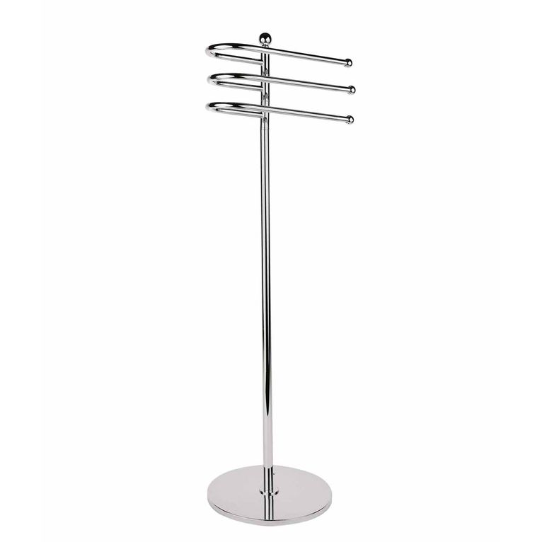 piantana portasalviette in ottone cromato  art. classic 30.10 serie la progetto