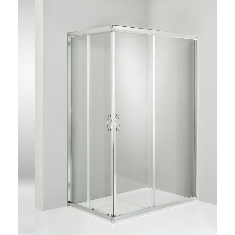 box doccia angolare porta scorrevole 70x90 cm trasparente altezza 180 cm