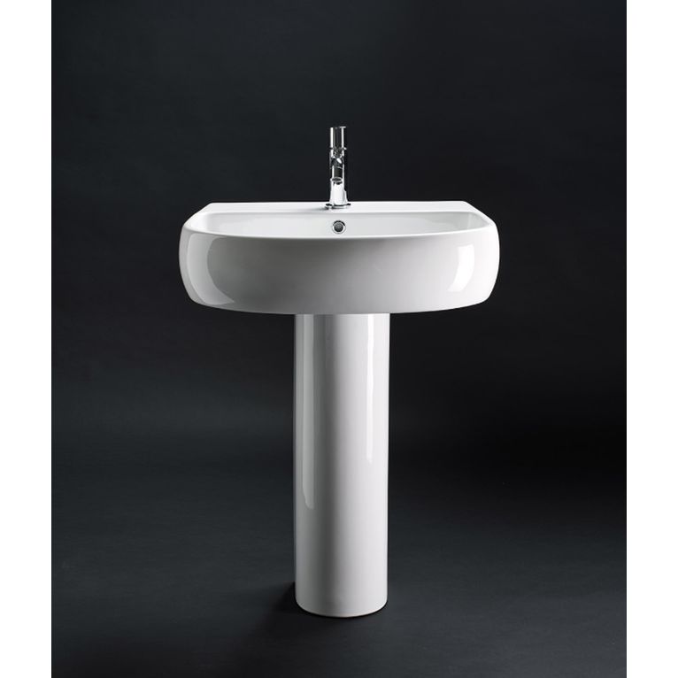 lavabo sospeso o su colonna 60x47 axa - axa cinque
