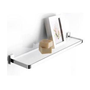 MENSOLA CROMO E VETRO SATINATO SERIE SLIM CAPANNOLI