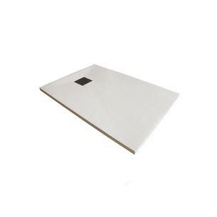 PIATTO DOCCIA 70X125 CM  ALTEZZA 3 CM IN RESINA ULTRASOTTILE SENZA BORDO COLORE BEIGE SERIE WALL
