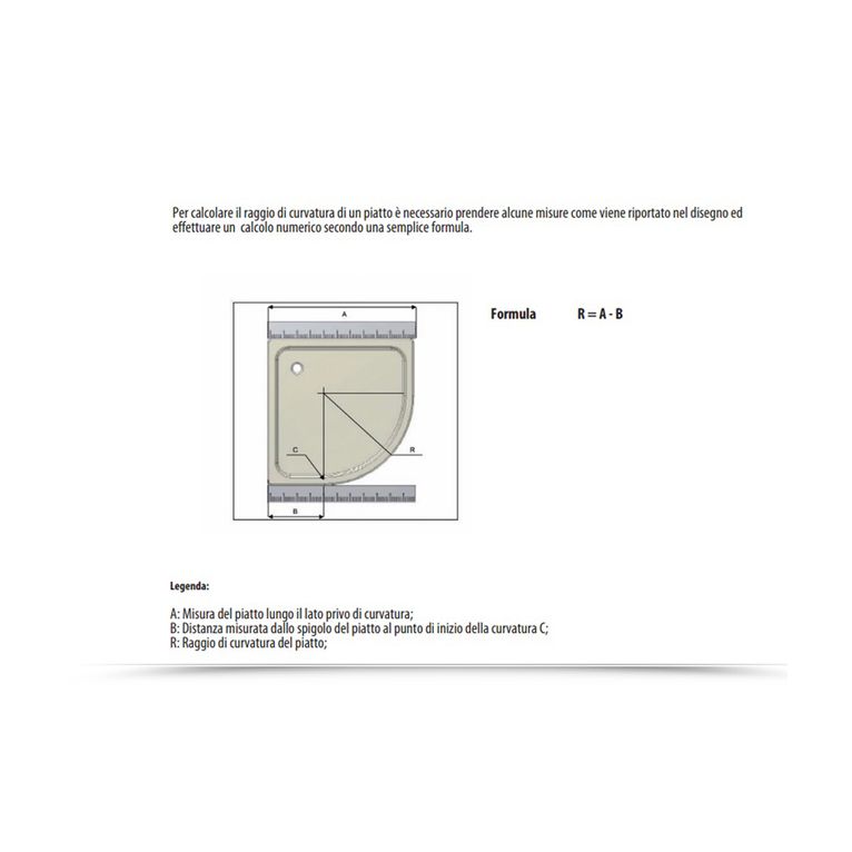  box doccia semicircolare 80x80 cm trasparente serie  s