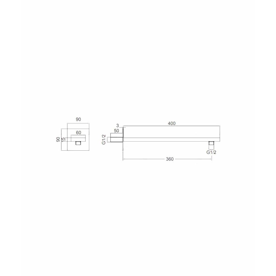 braccio-doccia-bd6055-in-ottone-serie-sphera