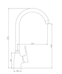 miscelatore-cucina-canna-alta-cromato-completo-di-flessibile-serie-hh