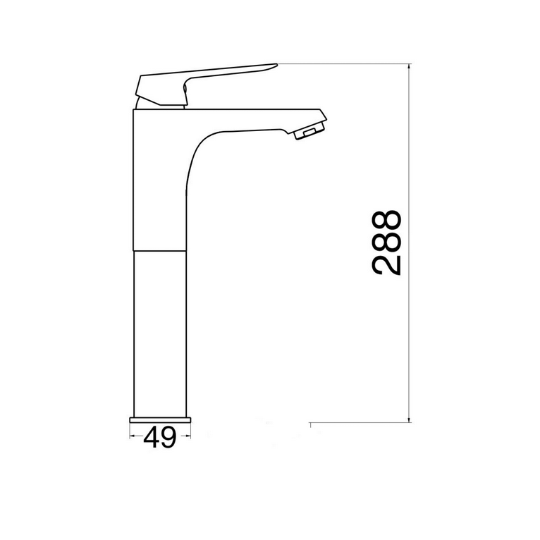 miscelatore lavabo alto cromato con leva nero opaco con piletta click clack 1" 1/4 e flessibili serie dream