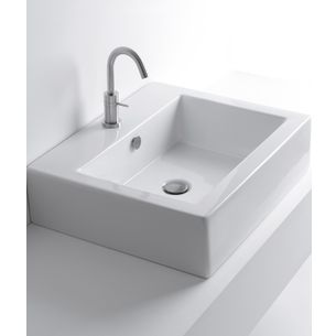 LAVABO D'ARREDO E SOSPESO 48X48 MONOFORO AXA - LAVABI D'ARREDO