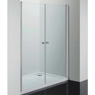 PORTA DOCCIA A SALOON 80 CM OPACO 