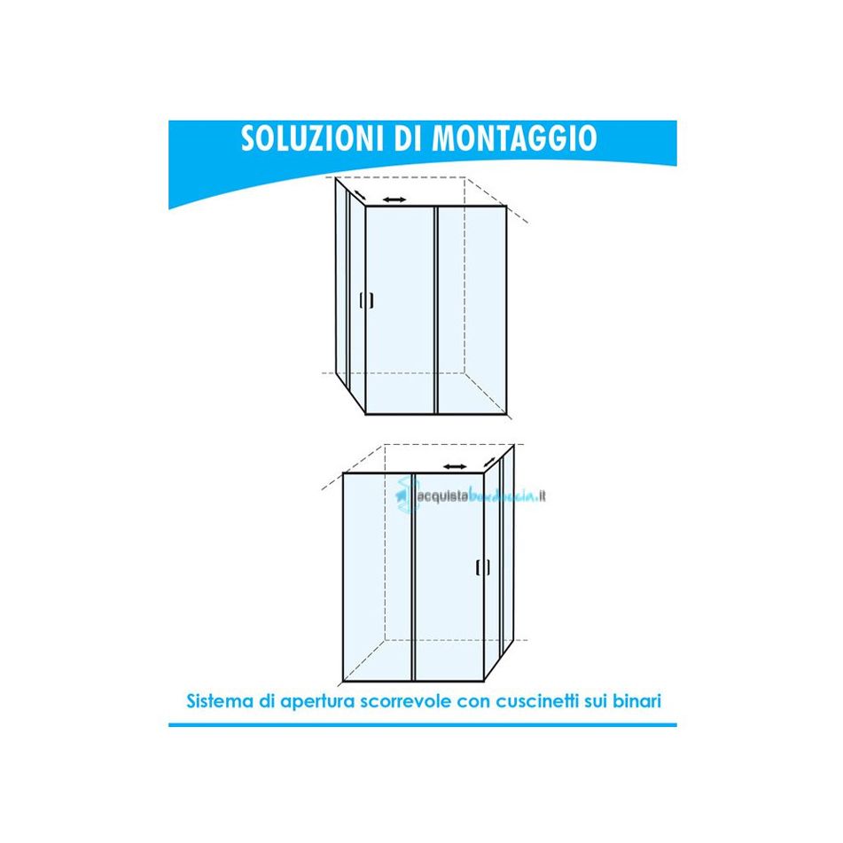 box-doccia-70x90-cm-angolare-porta-scorrevole-trasparente-dorato-serie-oro-gold