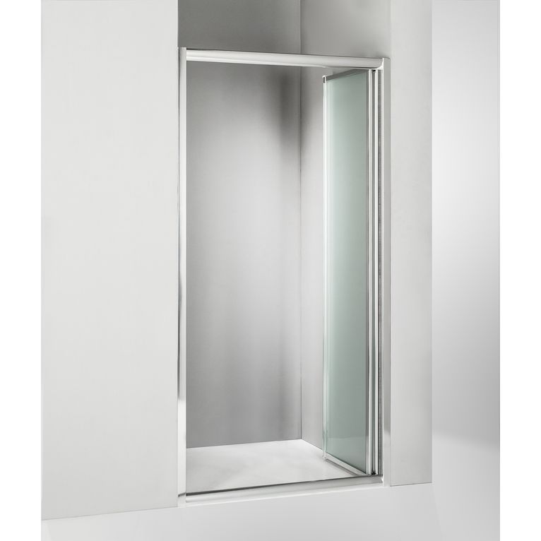 porta doccia soffietto 100 cm opaco