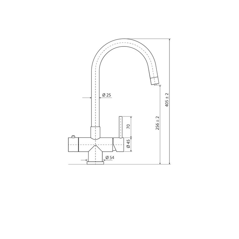  miscelatore lavello bassa pressione inox 316 ix70 cao bp98