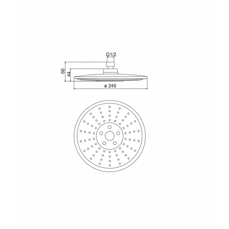 soffione france sd4923 in abs serie sphera