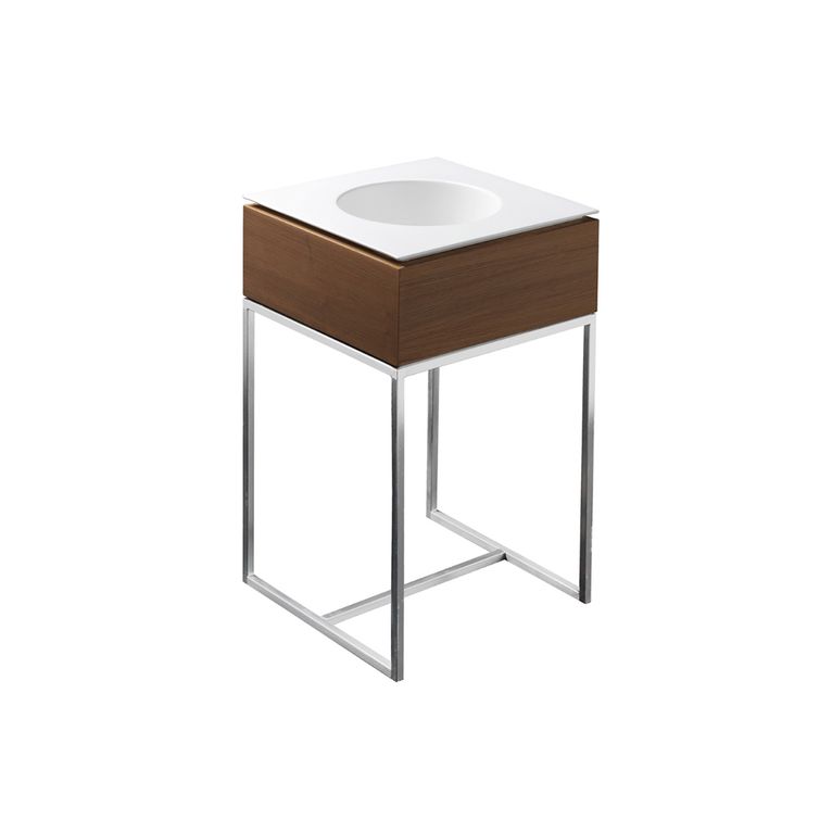 struttura 48x48 in acciaio spazzolato axa - skyland