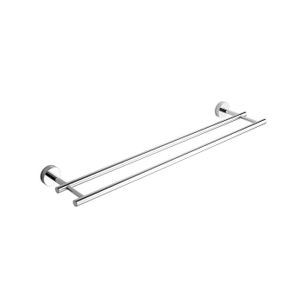 PORTA ASCIUGAMANI DOPPIO CROMO 60 CM SERIE PRATICA CAPANNOLI