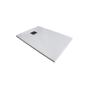 PIATTO DOCCIA 75X105 CM ALTEZZA 3 CM  IN RESINA ULTRASOTTILE SENZA BORDO COLORE BIANCO/WHITE SERIE WALL