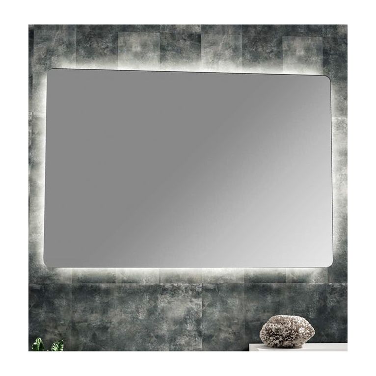 specchio retroilluminato led 80x60 cm art 1035-a serie la progetto