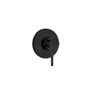 MISCELATORE MONOCOMANDO INCASSO DOCCIA NERO OPACO MINIMAL MN40