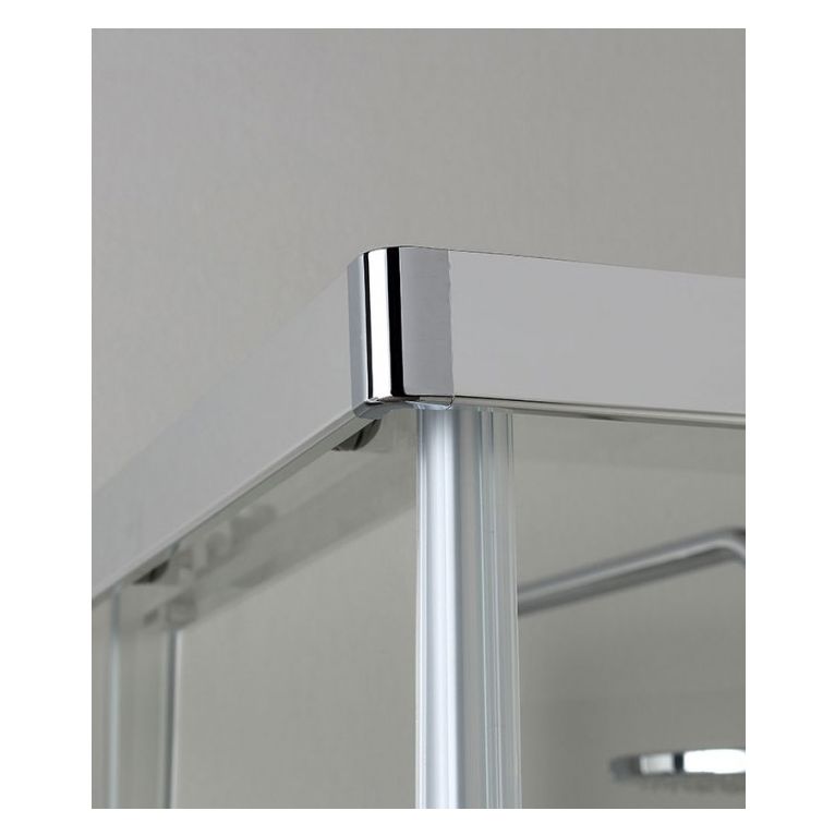  box doccia angolare porta scorrevole 68x98 cm trasparente